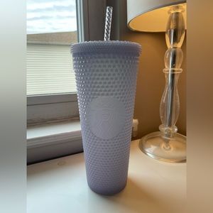 STARBUCKS 2021 Holiday Icy lilac Bling Studded Tumbler 24 oz.